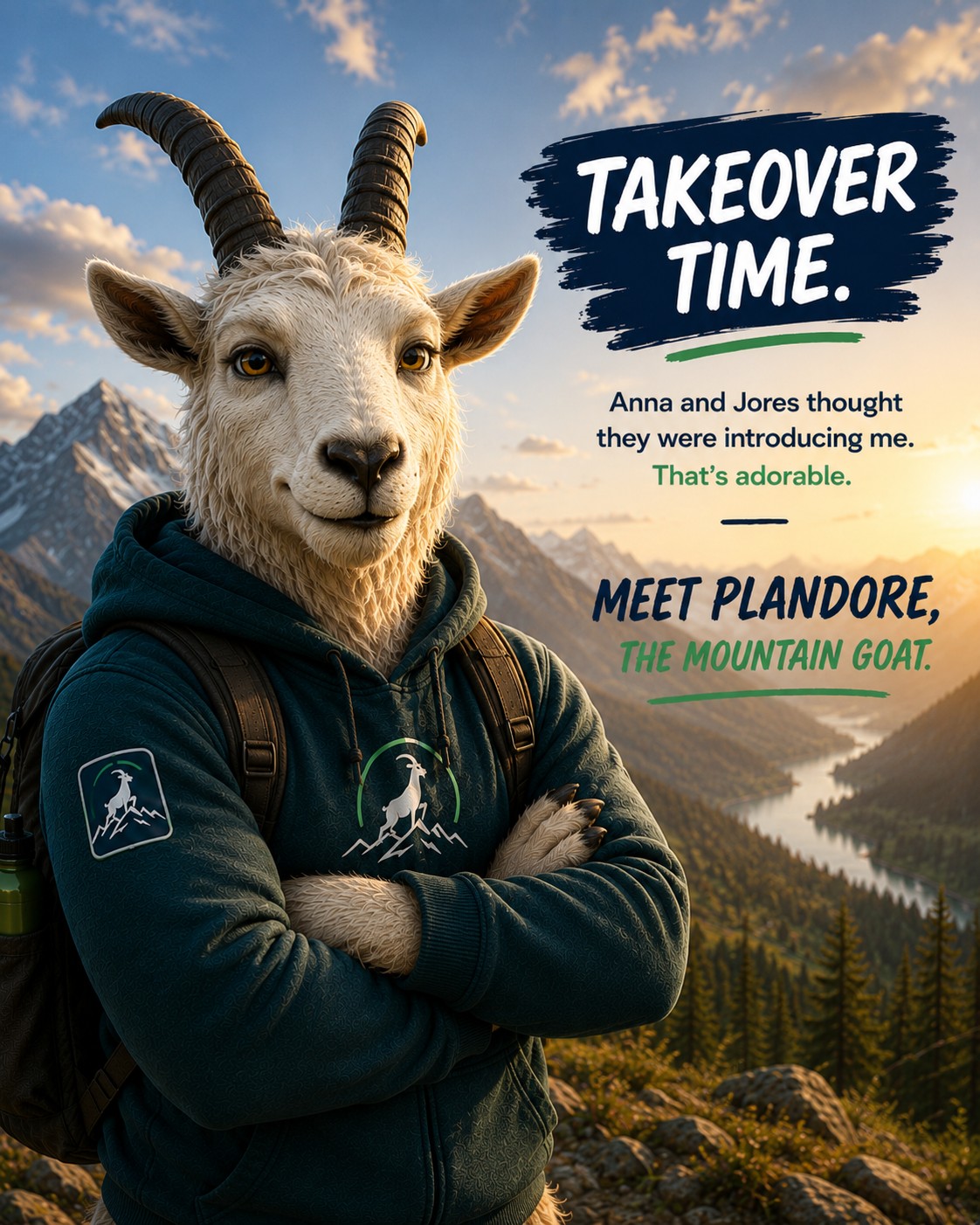 Plandore the mountain goat